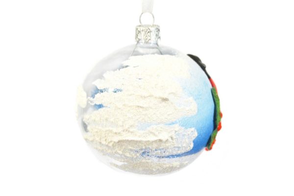 Елочный шар «Снегирь» Д-8-2 фото